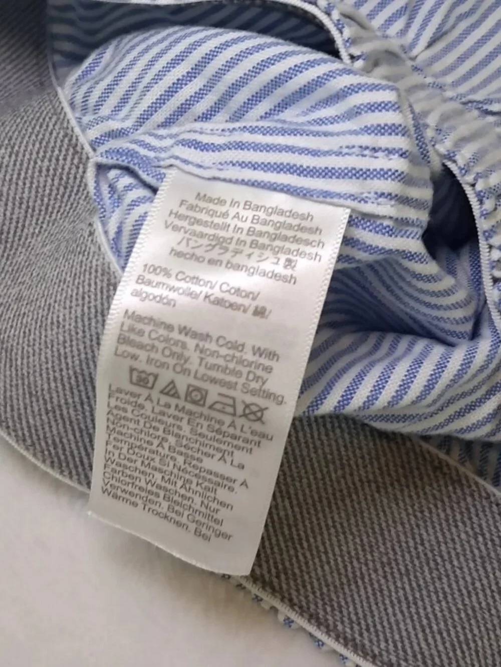 Men’s J. Crew Blue/White Striped Boxer XS NWT